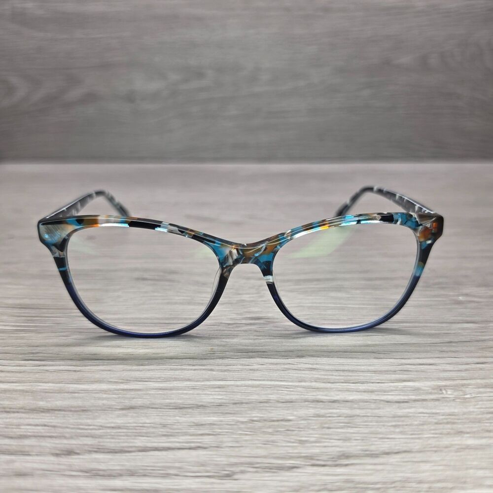 Draper James DJ5032 Indigo Tortoise Glasses Frame Floral 53-17-140 Eyeglasses